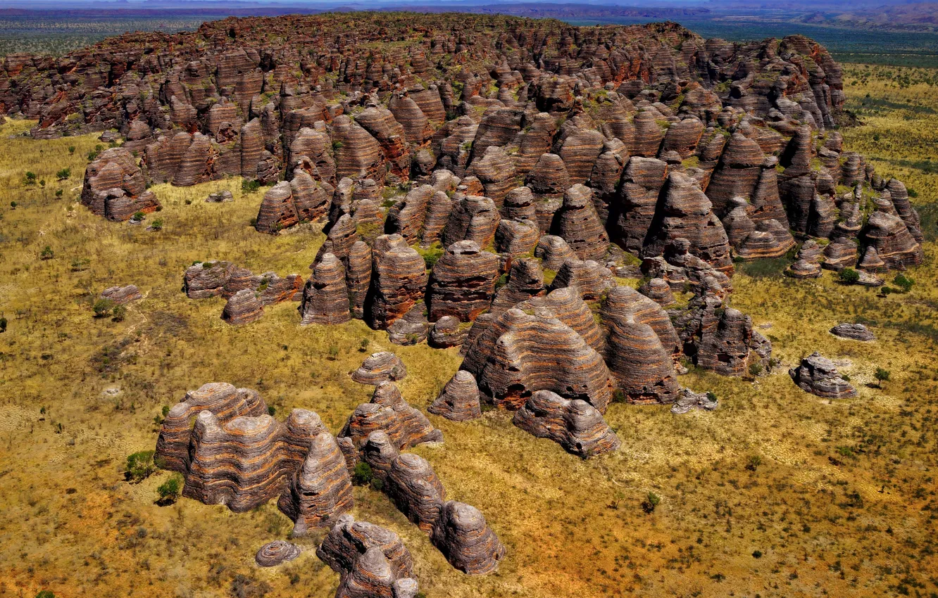 Photo wallpaper mountains, stones, rocks, Australia, Purnululu National Park