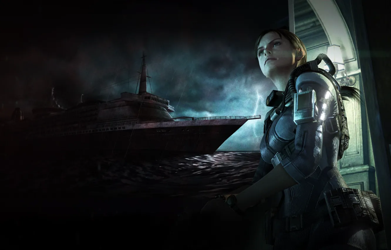 Photo wallpaper liner, Resident Evil, revelations, Jill