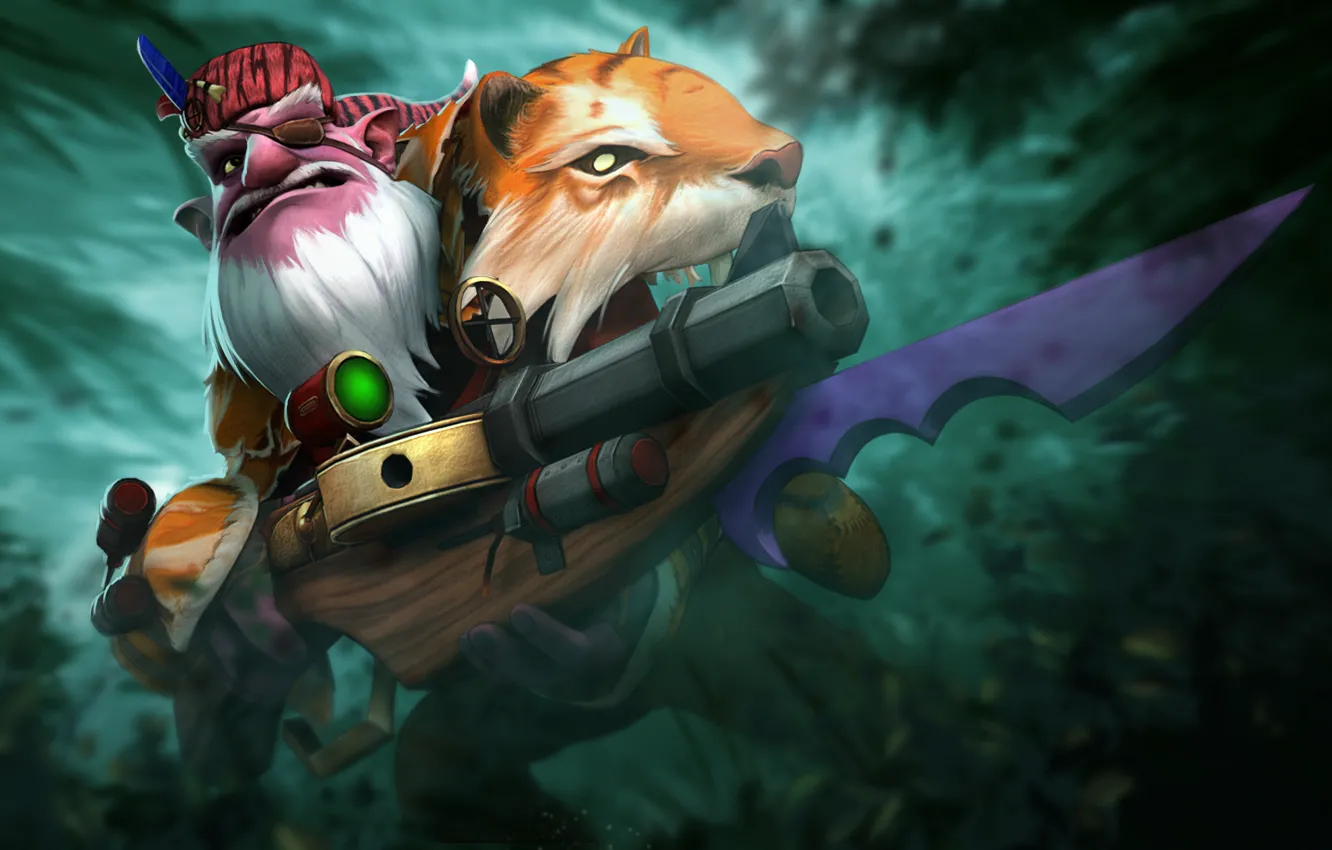 Photo wallpaper weapons, art, skin, Dota 2, Sniper, Sharpe To Kardel, Luches, The Great Jaeger