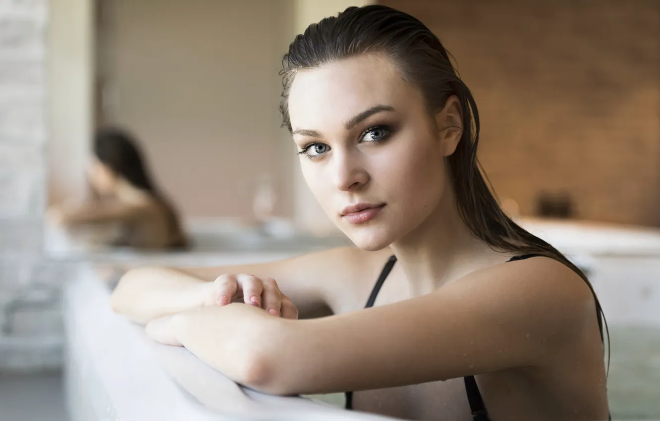 Photo wallpaper look, face, beauty, Dumi