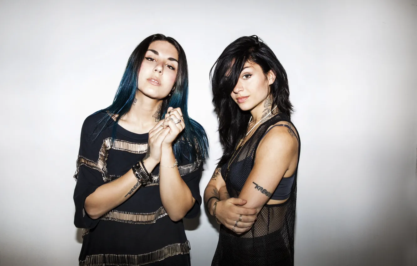 Photo wallpaper girl, Krewella, Jahan Yousaf, Yasmine Yousaf