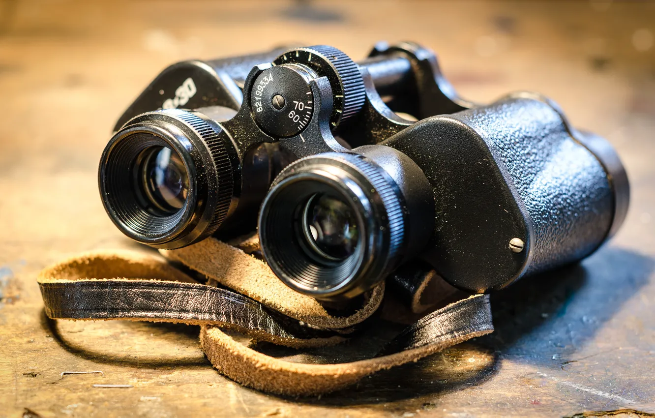 Photo wallpaper macro, black, optics, binoculars
