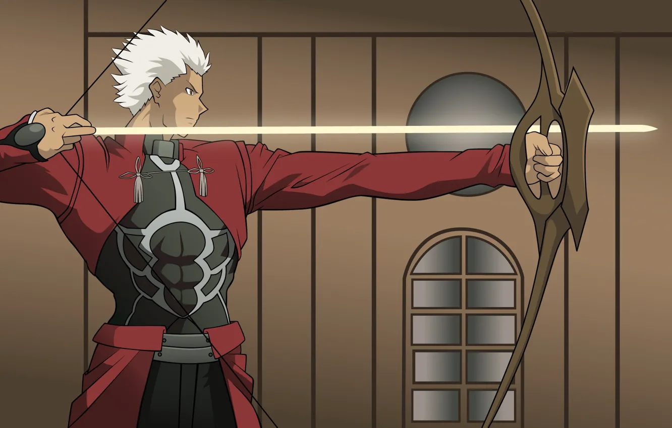 Photo wallpaper bow, guy, Archer, shooter, Archer, Fate stay night, Fate / Stay Night