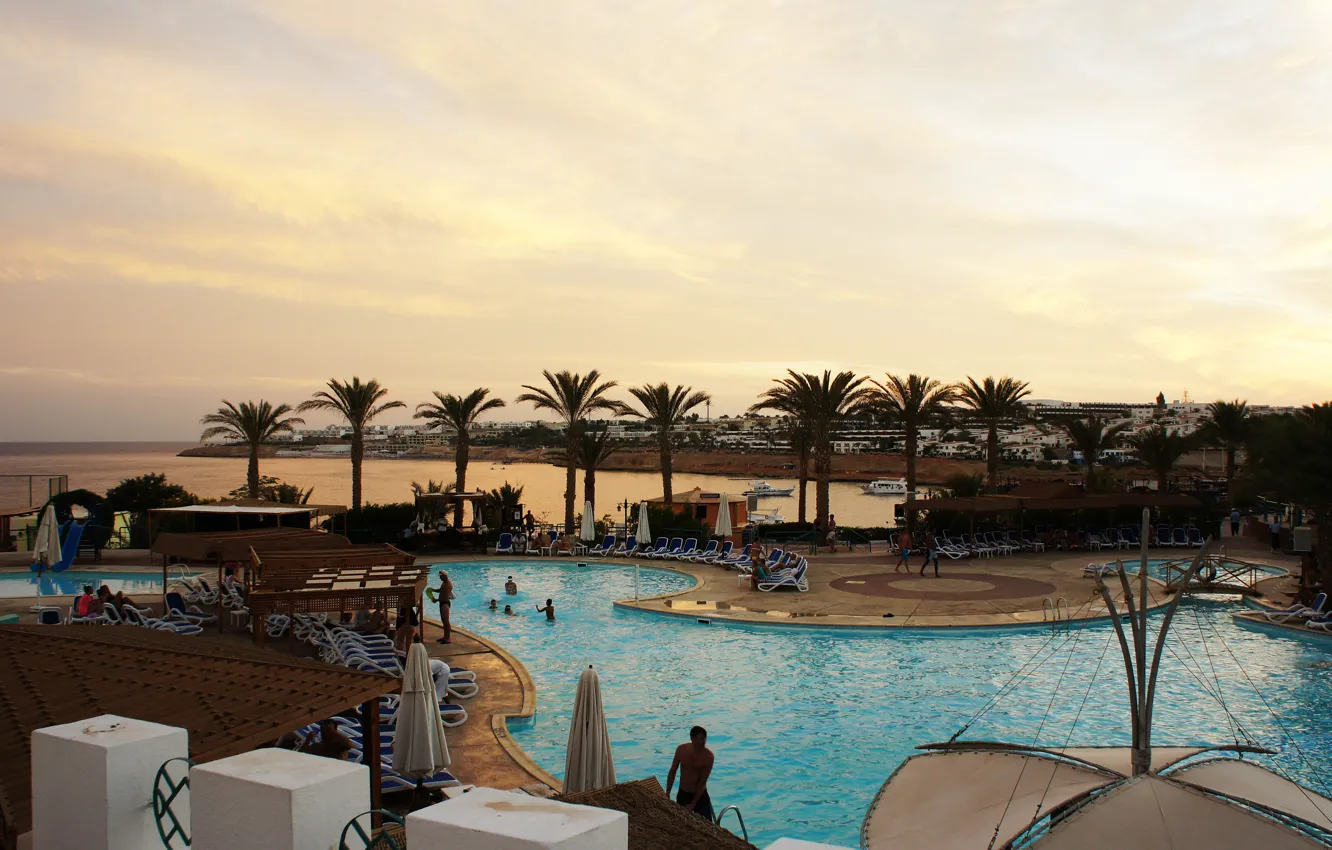 Photo wallpaper landscape, nature, The red sea