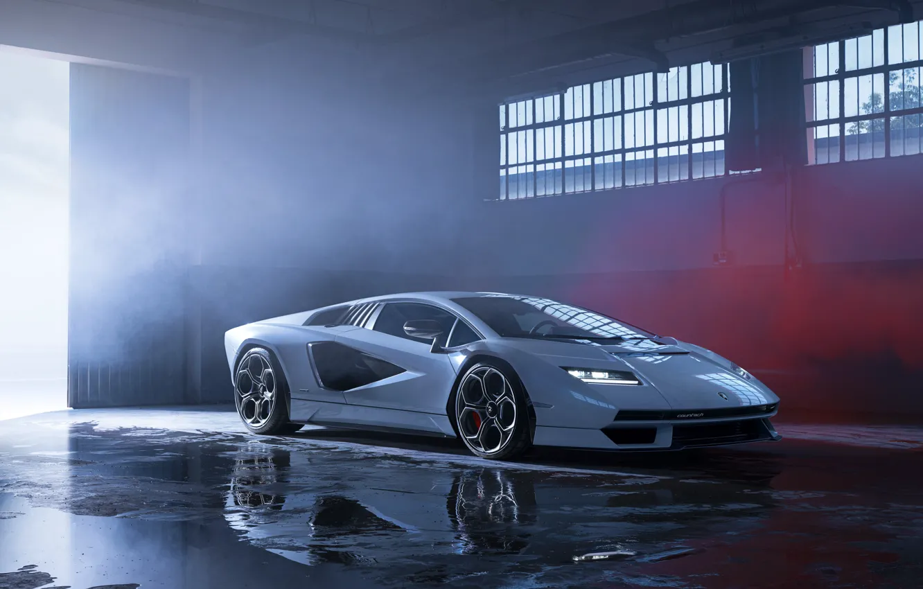 Photo wallpaper supercar, car, Lambordgini Countach LPI 800-4