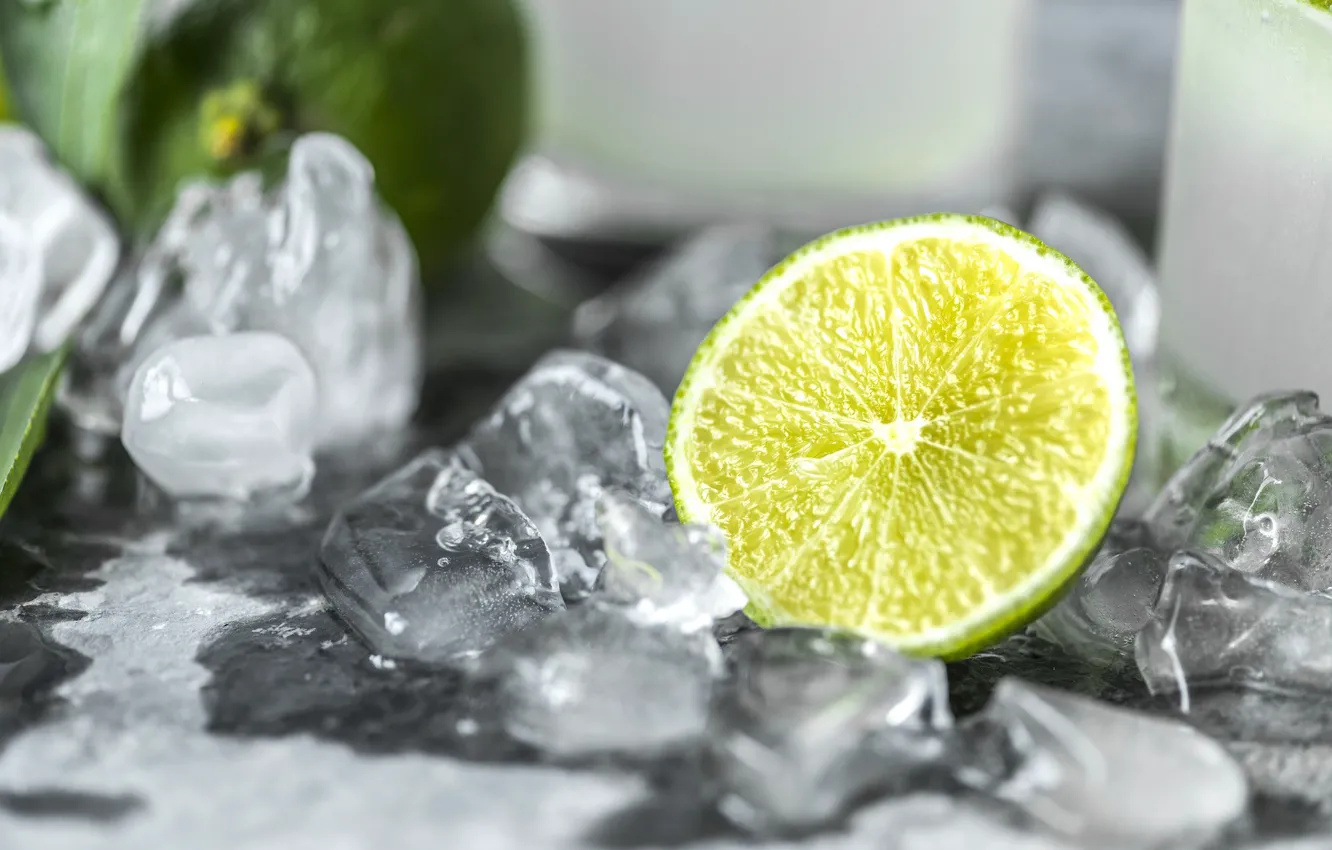 Photo wallpaper citrus, closeup, beverage