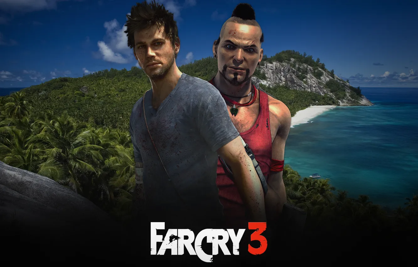 Photo wallpaper island, Brody, FarCry3, vase