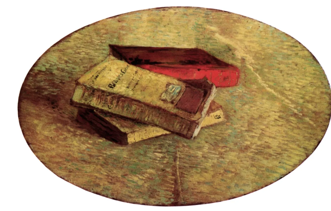 Photo wallpaper Vincent van Gogh, Still Life with, Three Books