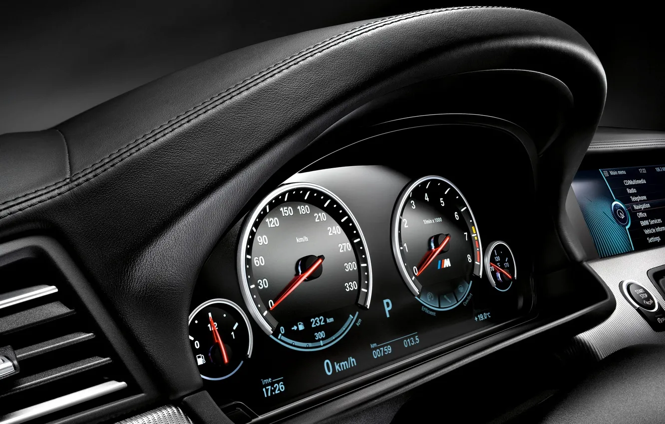 Photo wallpaper BMW, dashboard, F10