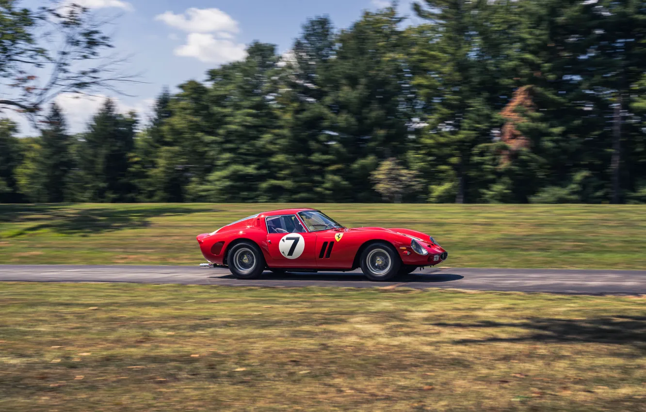 Photo wallpaper Ferrari, drive, 1962, 250, Ferrari 250 GTO, Ferrari 330 LM