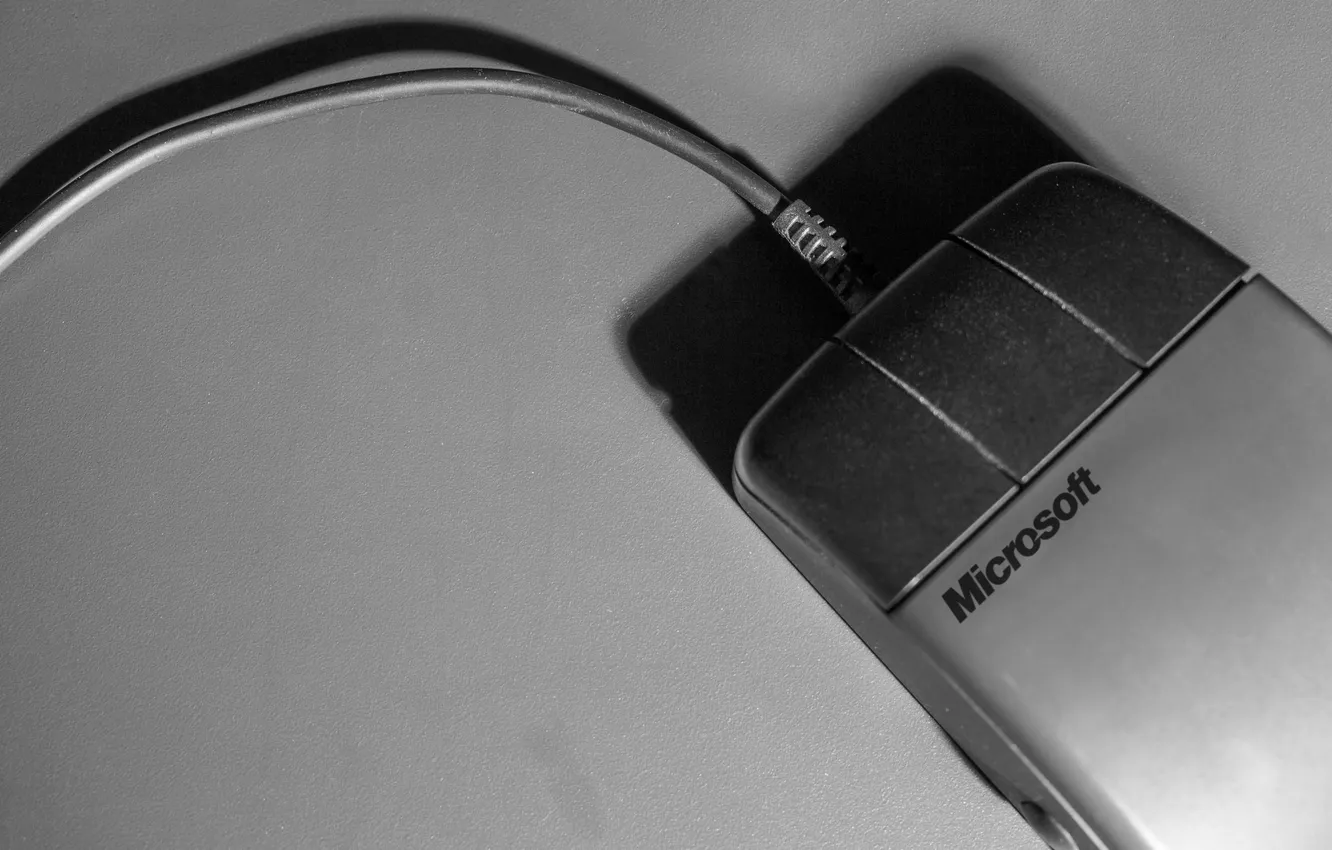 Photo wallpaper retro, mouse, mouse, Microsoft