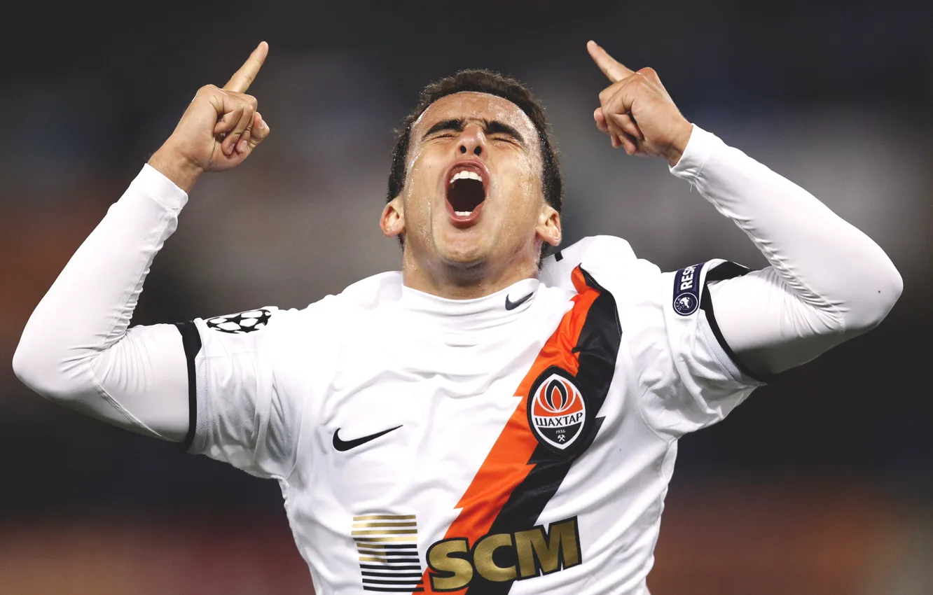 Photo wallpaper joy, football, sport, Donetsk, Miner, Player, Jadson, Jadson