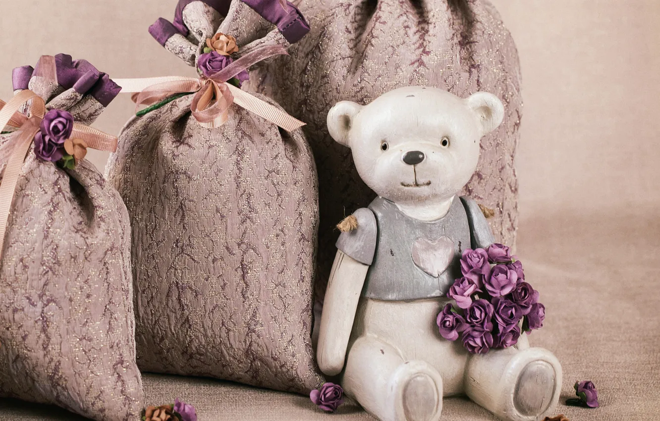 Photo wallpaper flowers, petals, still life