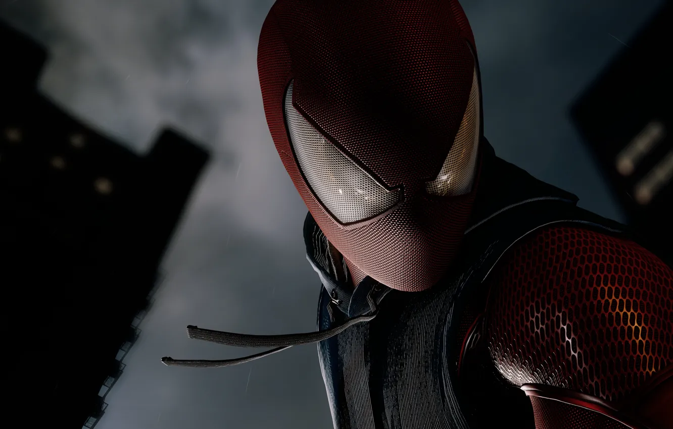 Photo wallpaper Hero, Mask, Spider-man, Marvel's Spider-Man