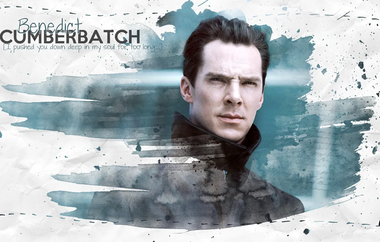 Photo wallpaper abstraction, art, Benedict Cumberbatch, Benedict Cumberbatch, Star Trek Into Darkness, by elnarseltaair