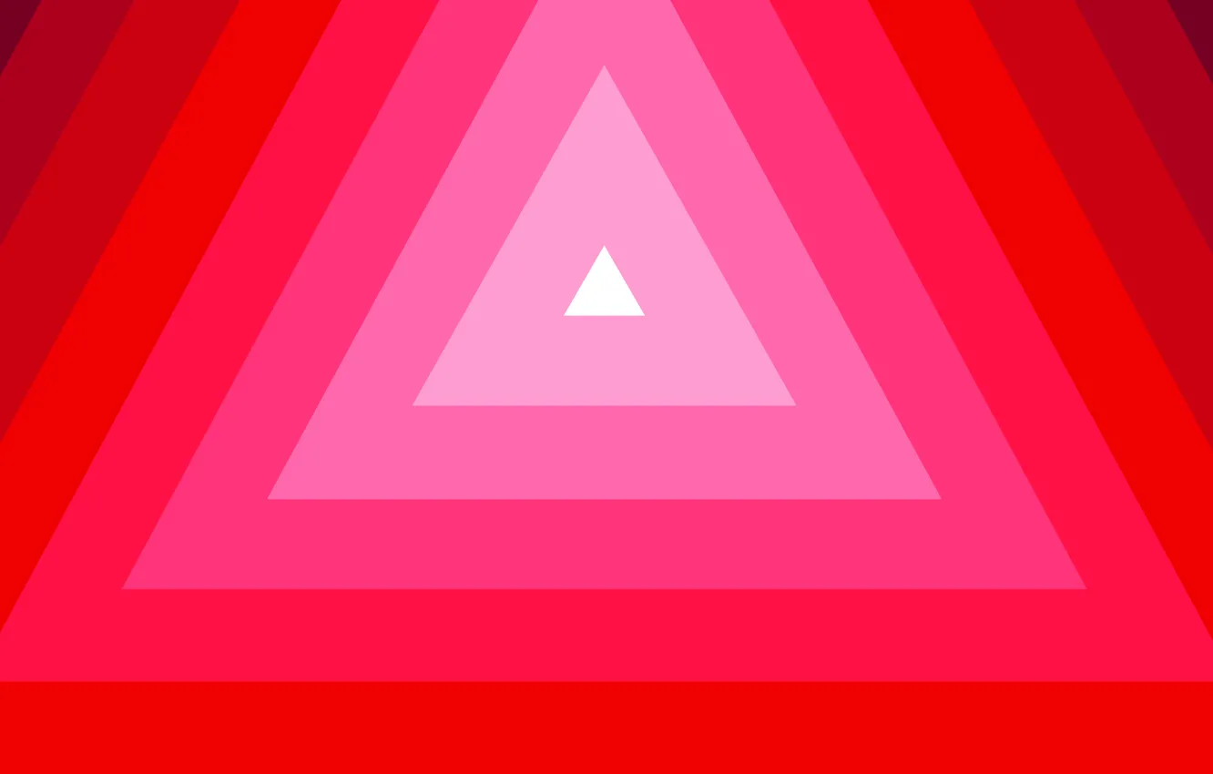 Photo wallpaper background, triangles, Red, minimalism