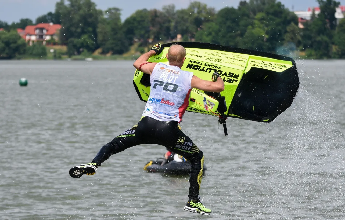 Photo wallpaper race, boat, speed