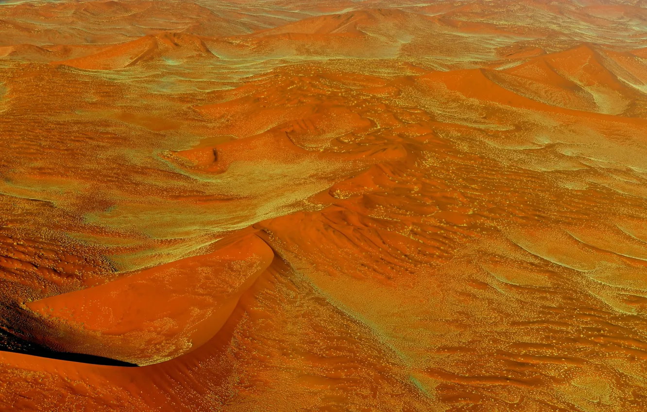 Photo wallpaper sand, orange, desert, dunes, Africa, Namibia