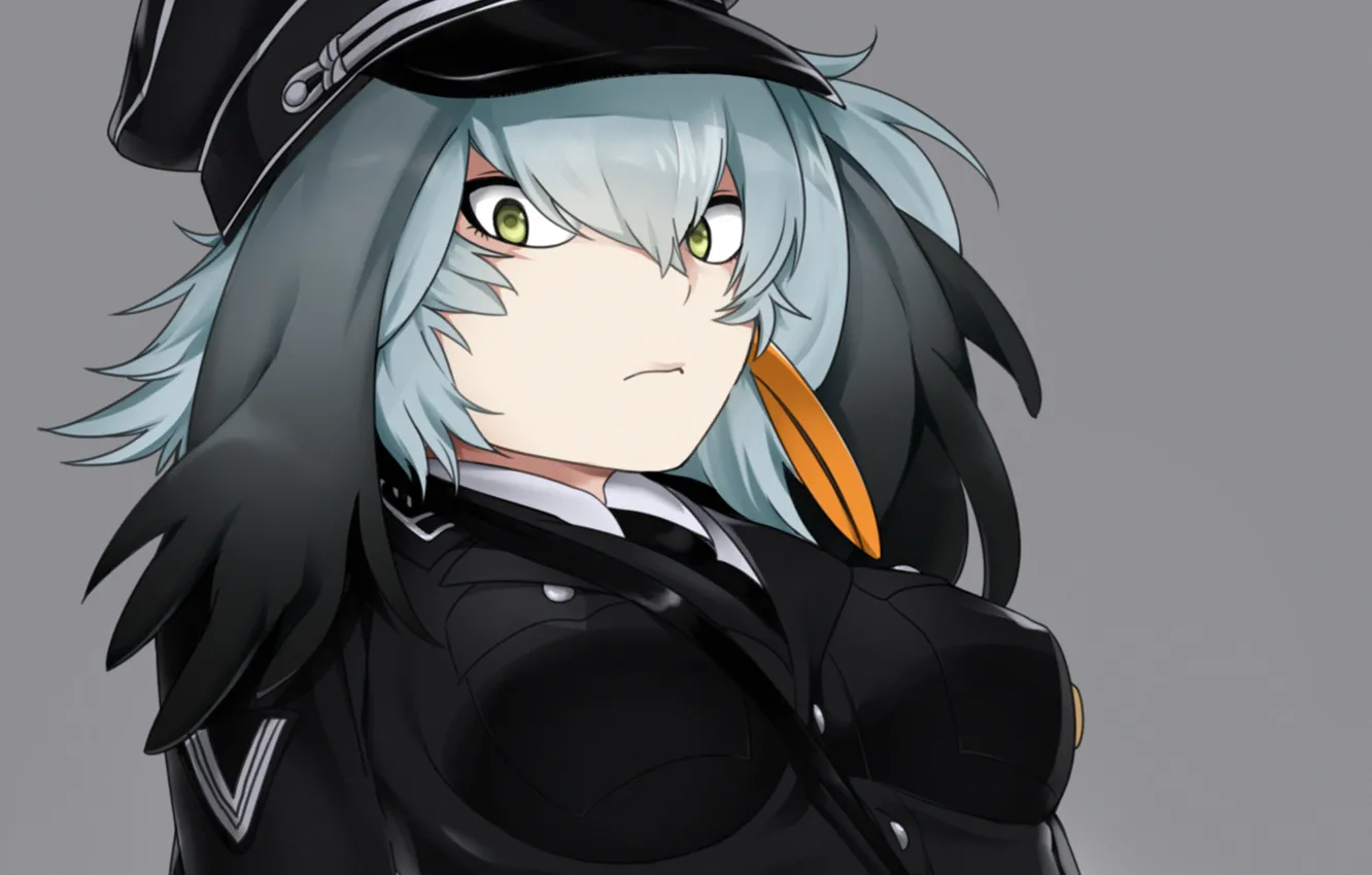 Photo wallpaper girl, cap, Kemono Friends, Long-eared friends