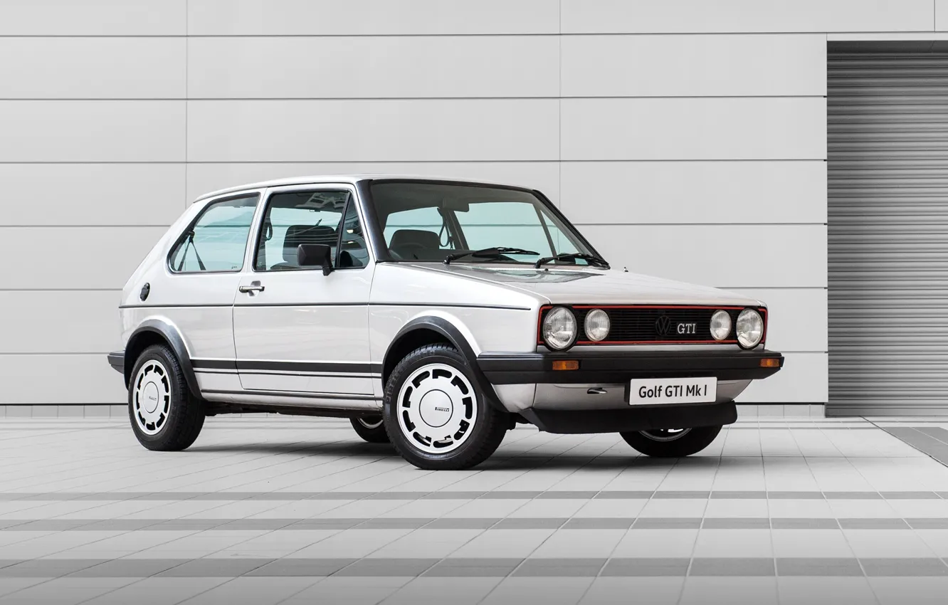 Photo wallpaper Volkswagen, Mk1, GOLF GTI