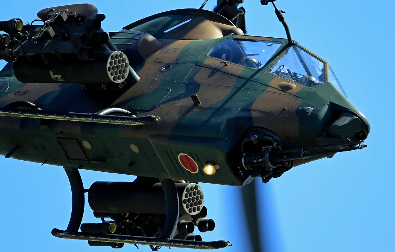 Photo wallpaper helicopter, Cobra, multipurpose, shock, AH-1S