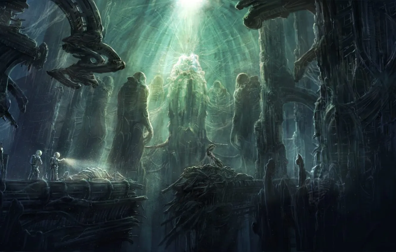 Photo wallpaper fiction, the world, lost, prometheus chamber, by radojavor