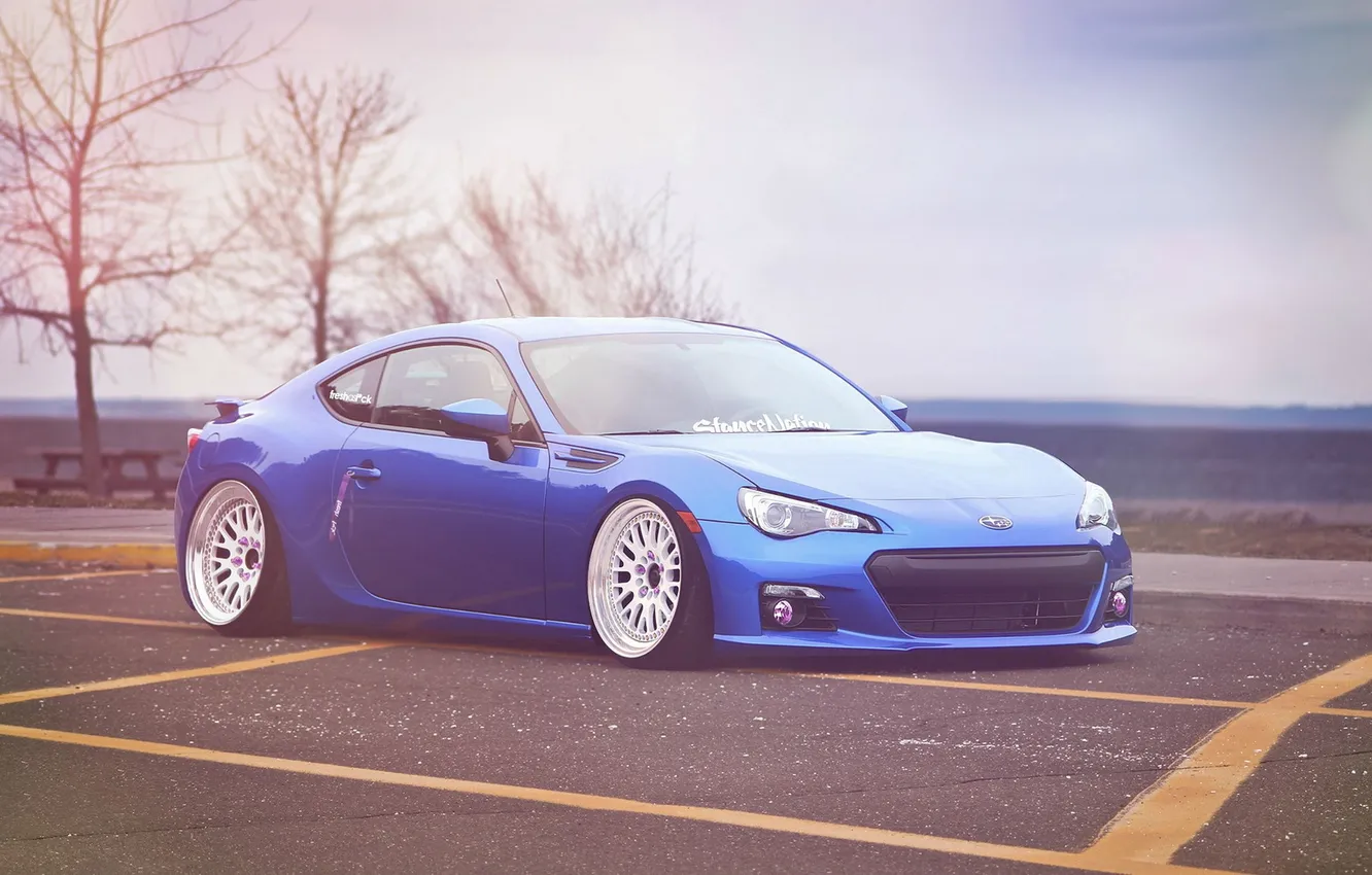 Photo wallpaper tuning, Subaru, stance, subaru brz