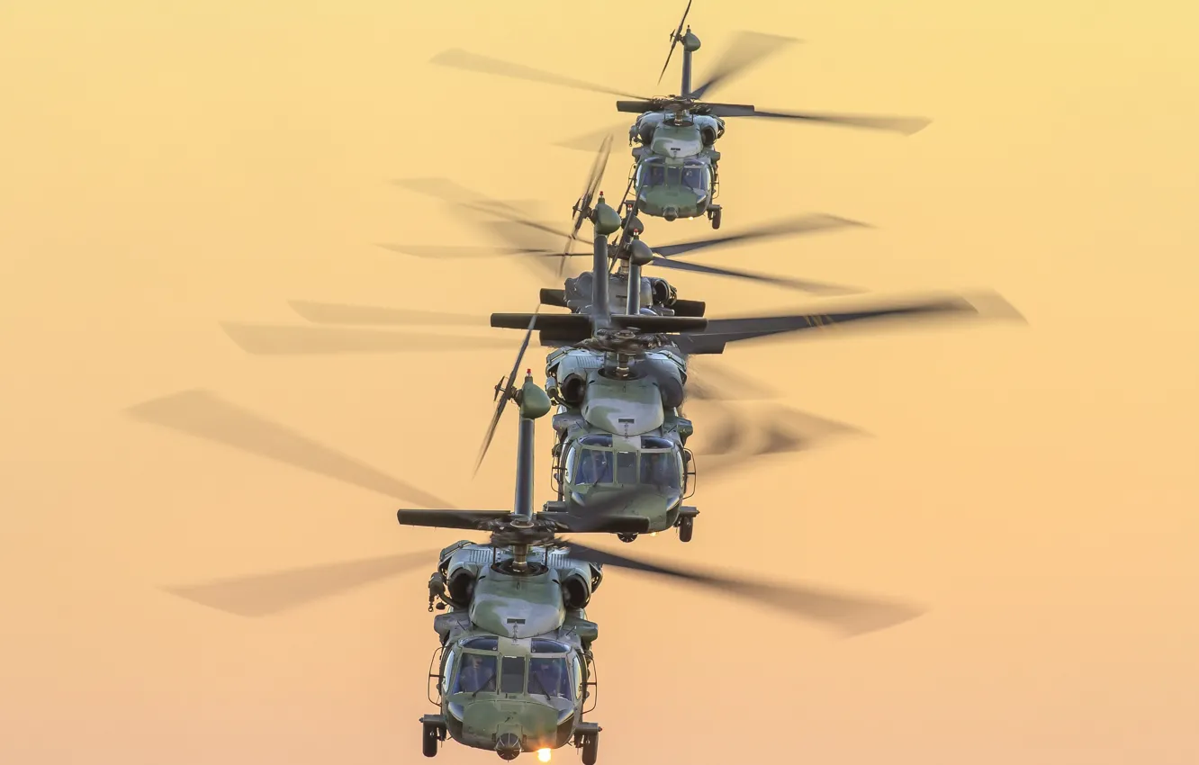 Photo wallpaper weapons, army, helicopter