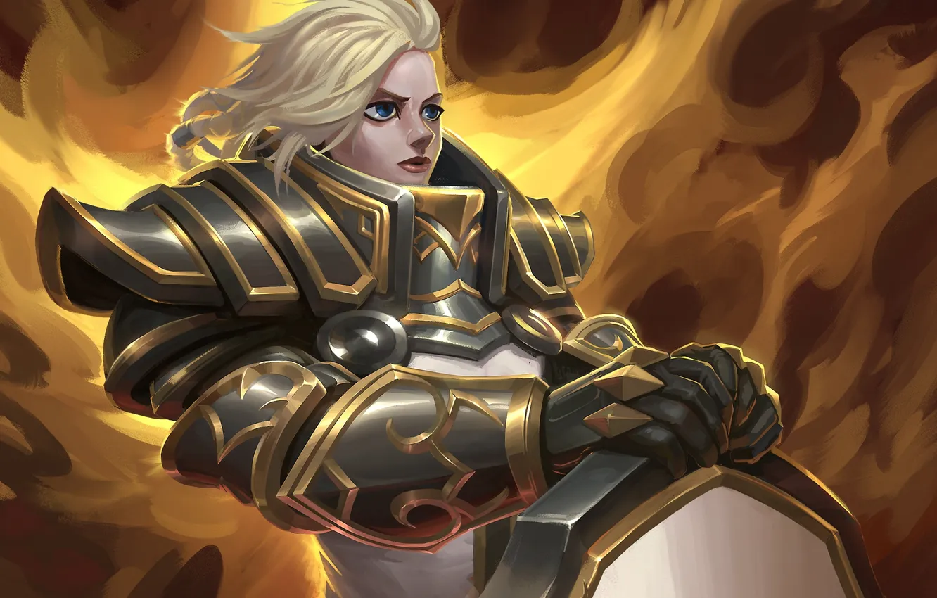 Photo wallpaper girl, Diablo 3, Reaper of Souls, Diablo III: Reaper of Souls, Crusader, Heroes of the …