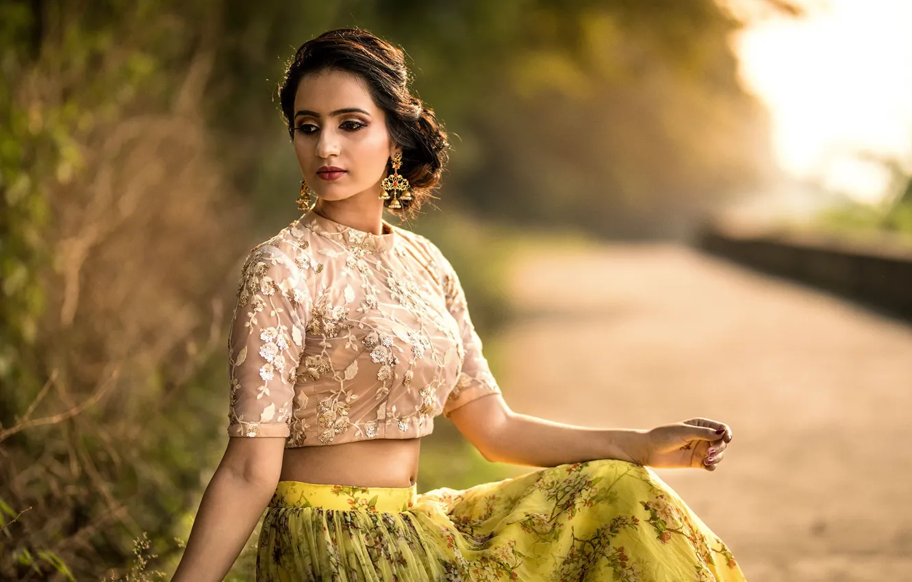 Photo wallpaper girl, hot, sexy, eyes, smile, beautiful, figure, model