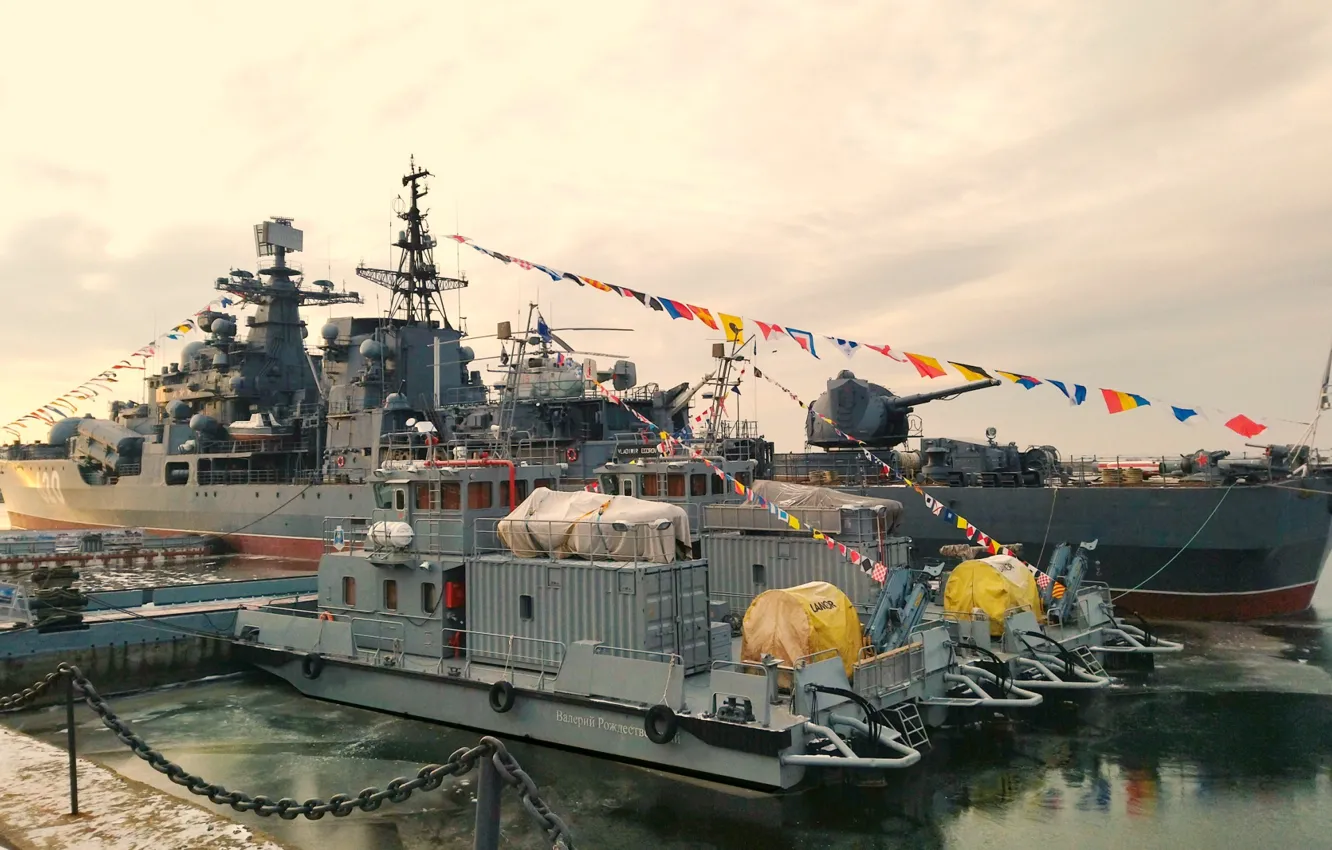 Photo wallpaper destroyer, restless, museum ship