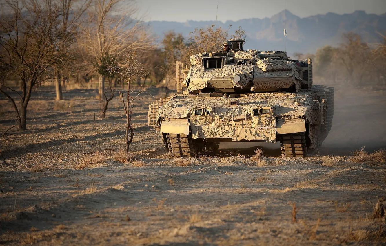 Photo wallpaper tank, Danmark, Leopard 2A5DK, The leopard 2A5 DK