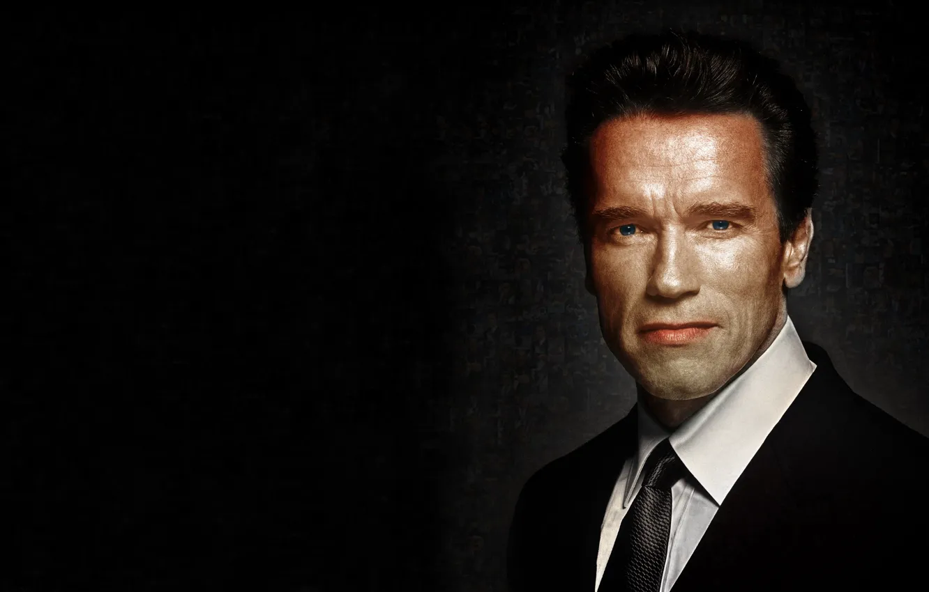 Photo wallpaper portrait, actor, Arnold Schwarzenegger