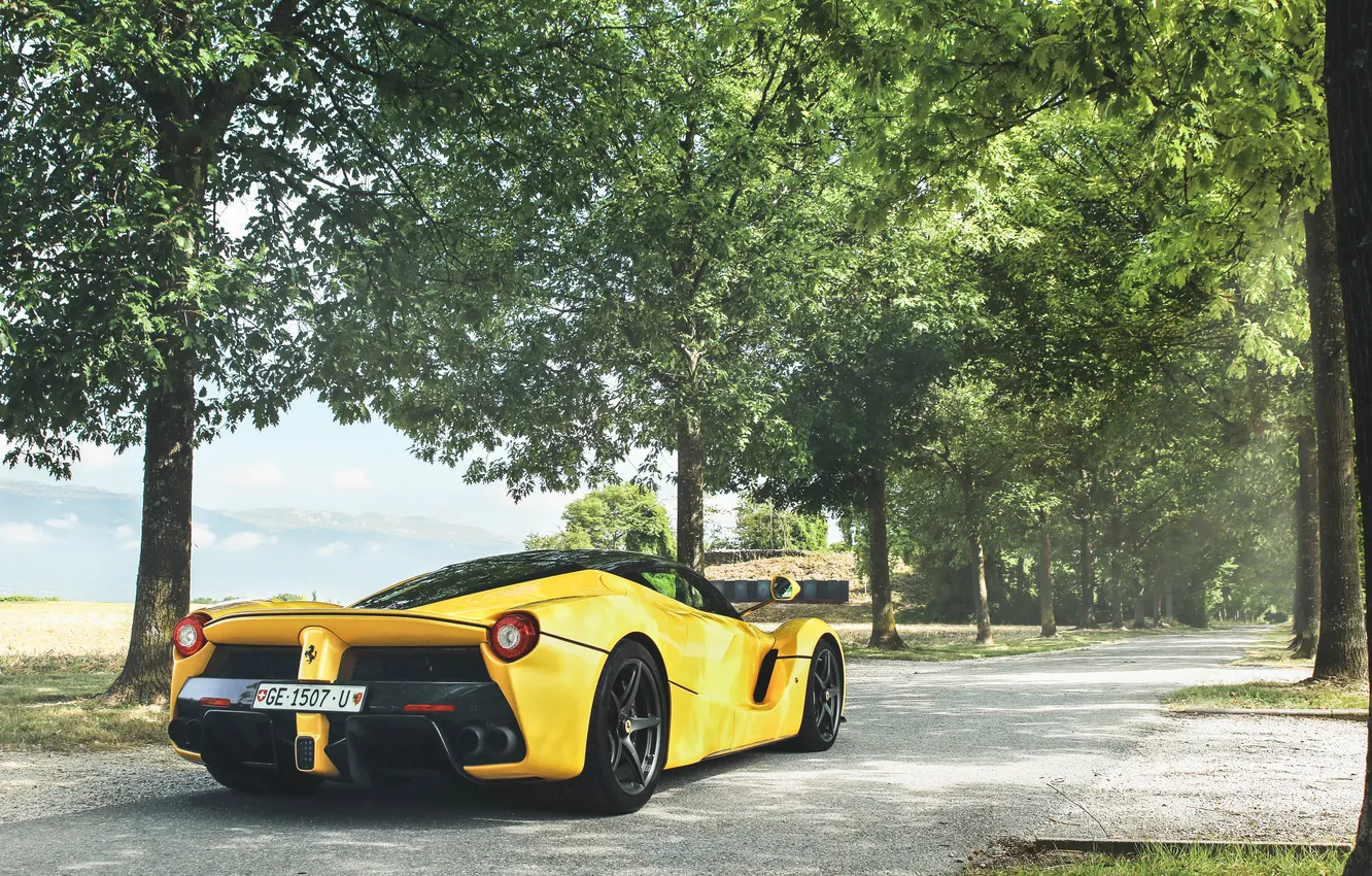 Photo wallpaper car, wallpaper, Ferrari, Supercar