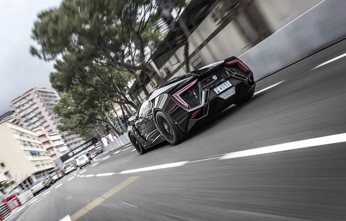 Photo wallpaper the city, movement, speed, track, HyperSport, Lykan