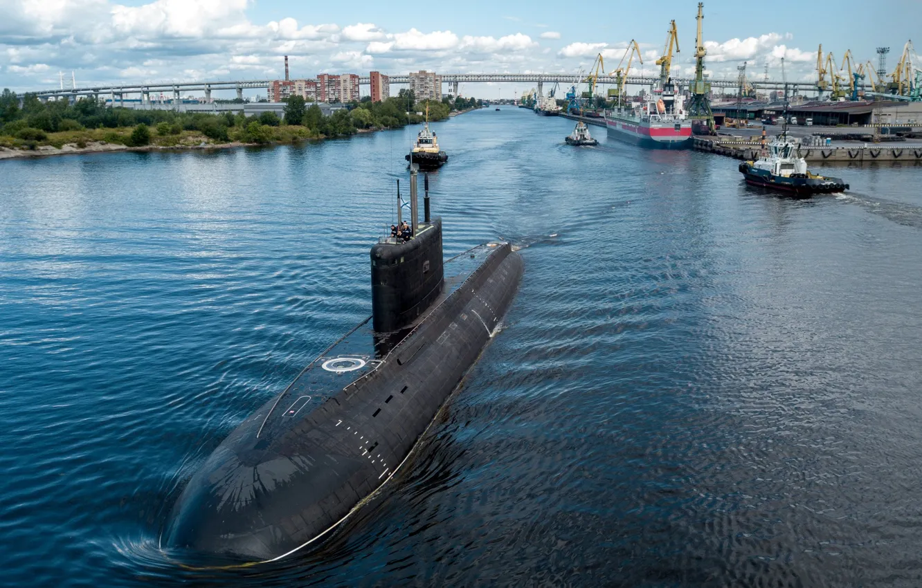 Photo wallpaper submarine, diesel, Petropavlovsk-Kamchatsky