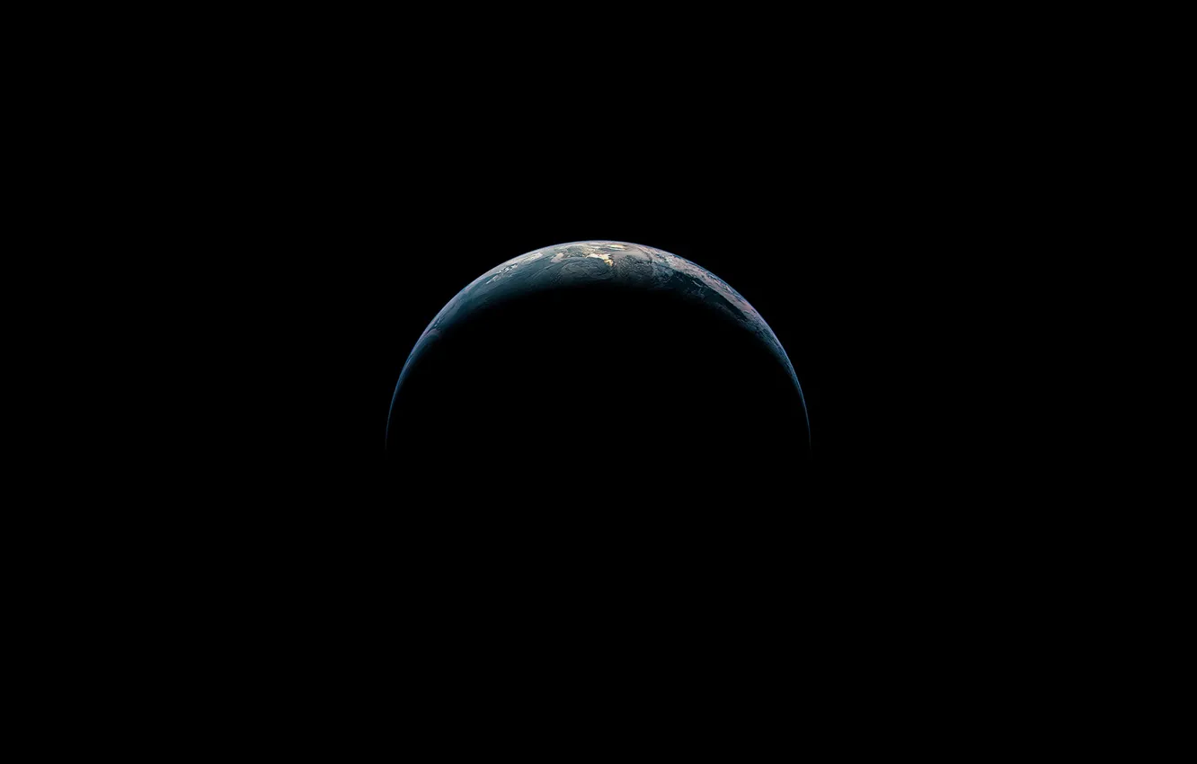Photo wallpaper Apple, iPhone, Planet, Space, iOS 8