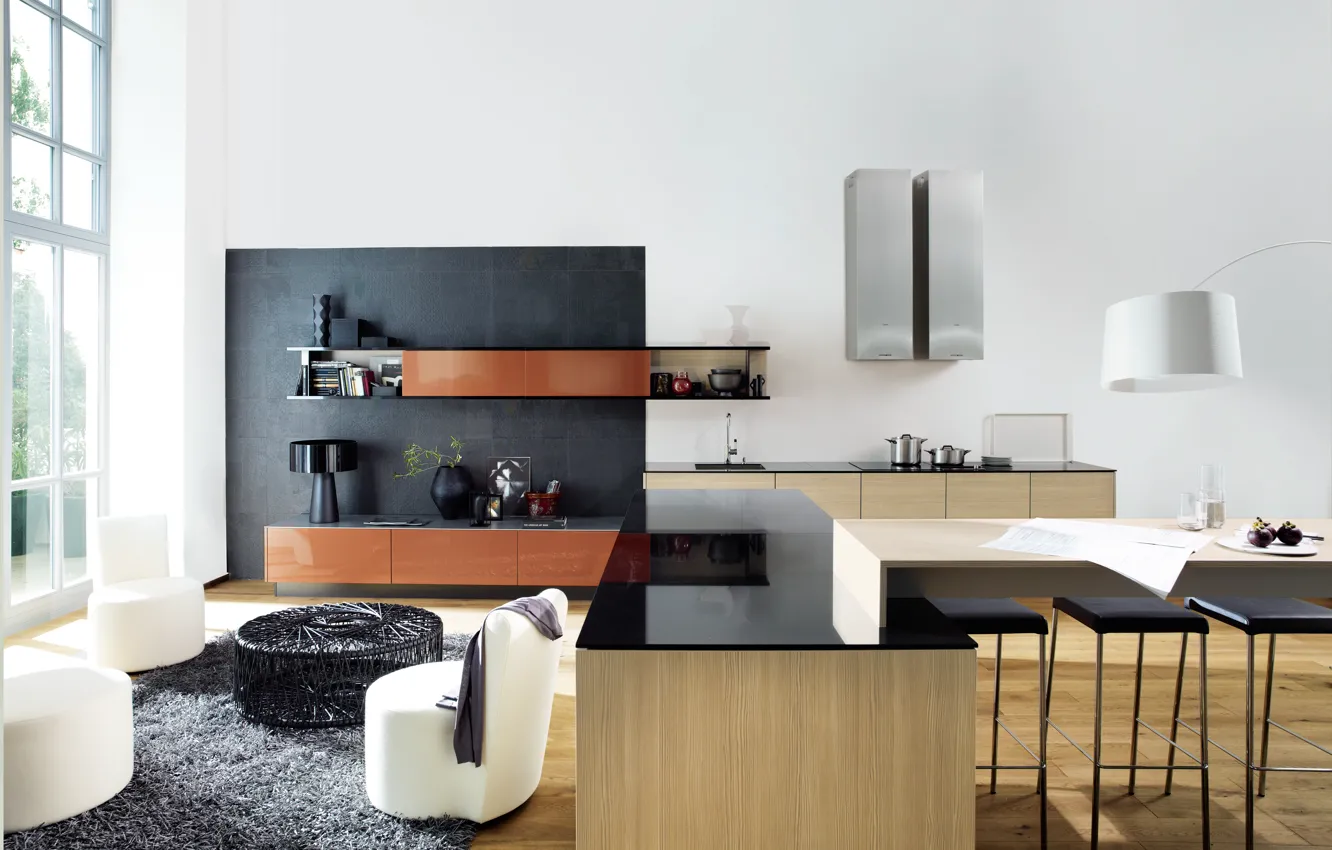 Photo wallpaper furniture, interior, kitchen