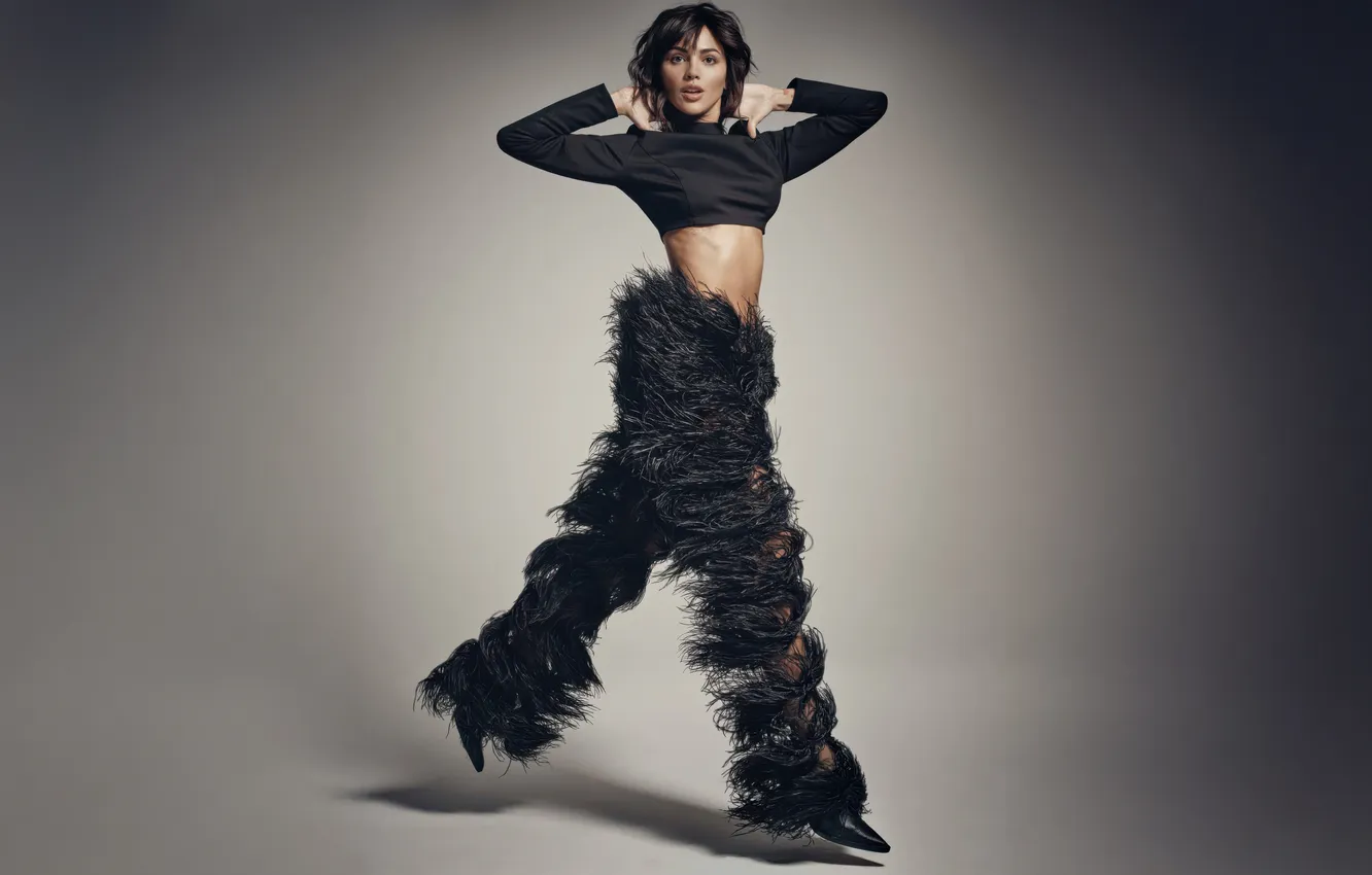 Photo wallpaper look, pose, tummy, makeup, figure, actress, singer, hair