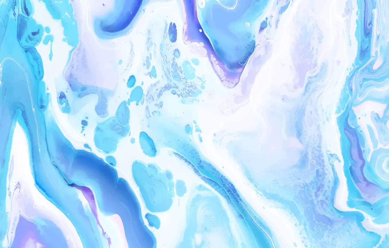 Photo wallpaper white, line, abstraction, blue, paint, color, divorce, watercolor