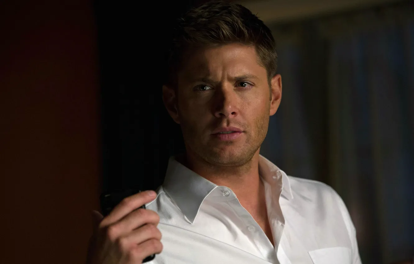 Photo wallpaper actor, shirt, Supernatural, Jensen ackles