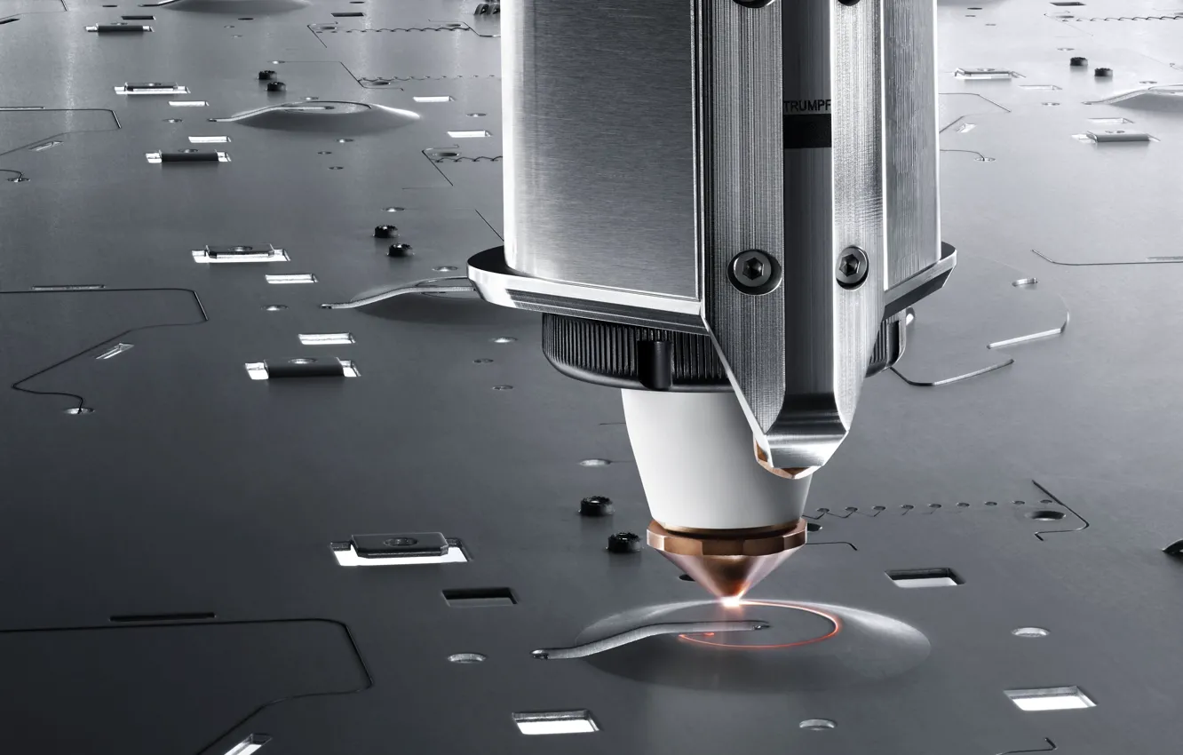 Photo wallpaper laser, details, burn