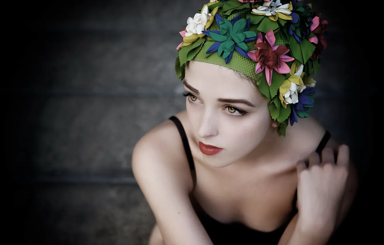 Photo wallpaper look, girl, portrait