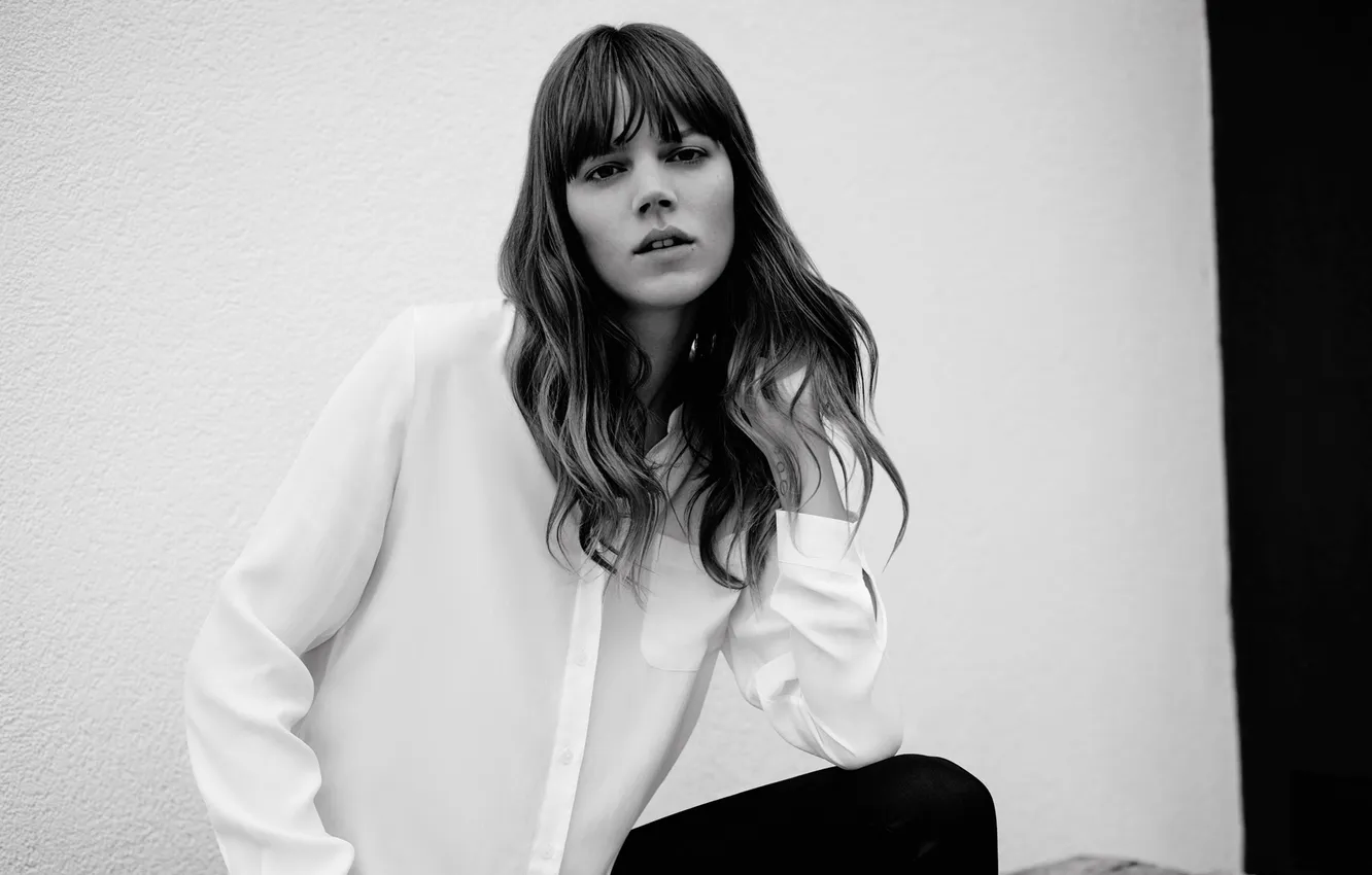 Photo wallpaper model, photoshoot, Freya Beha Erichsen, Hugo Boss, Freja Beha Erichsen