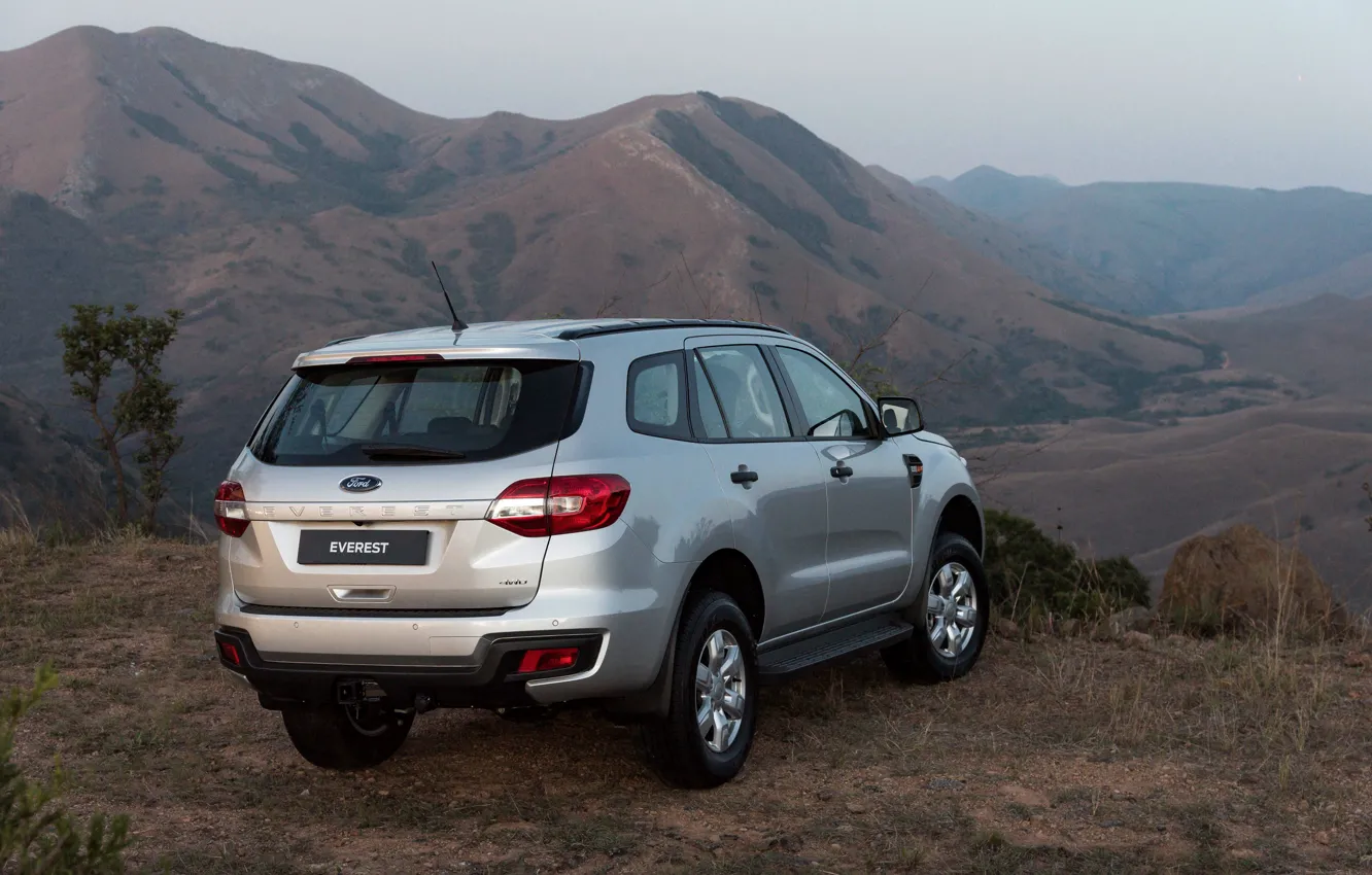 Photo wallpaper mountains, tops, Ford, Everest, 4WD, 2015, XLS