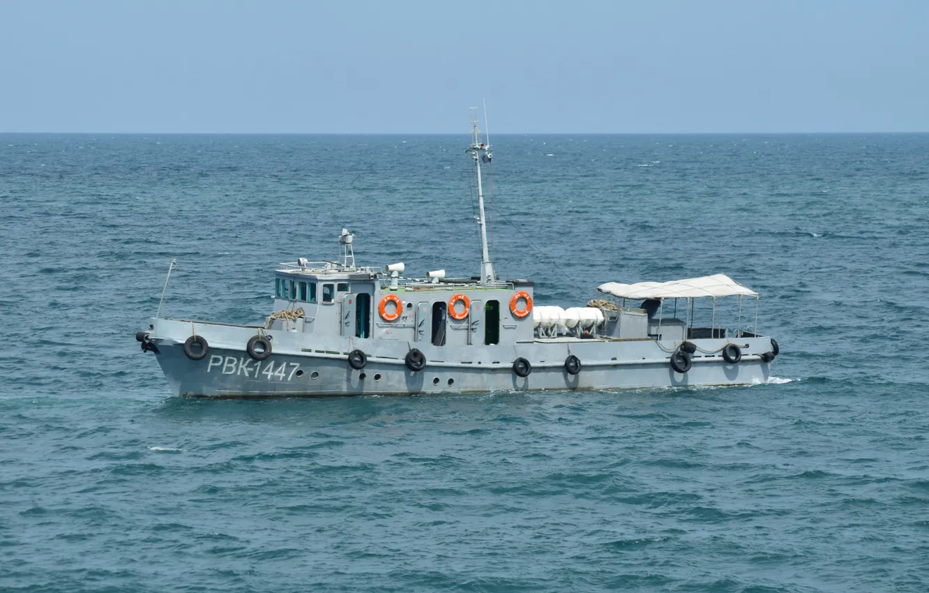Photo wallpaper diving, special, boat, The black sea