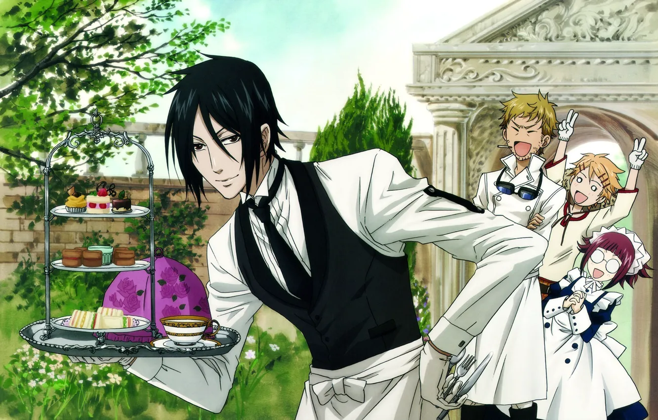 Photo wallpaper Sebastian, I love it, Dark Butler