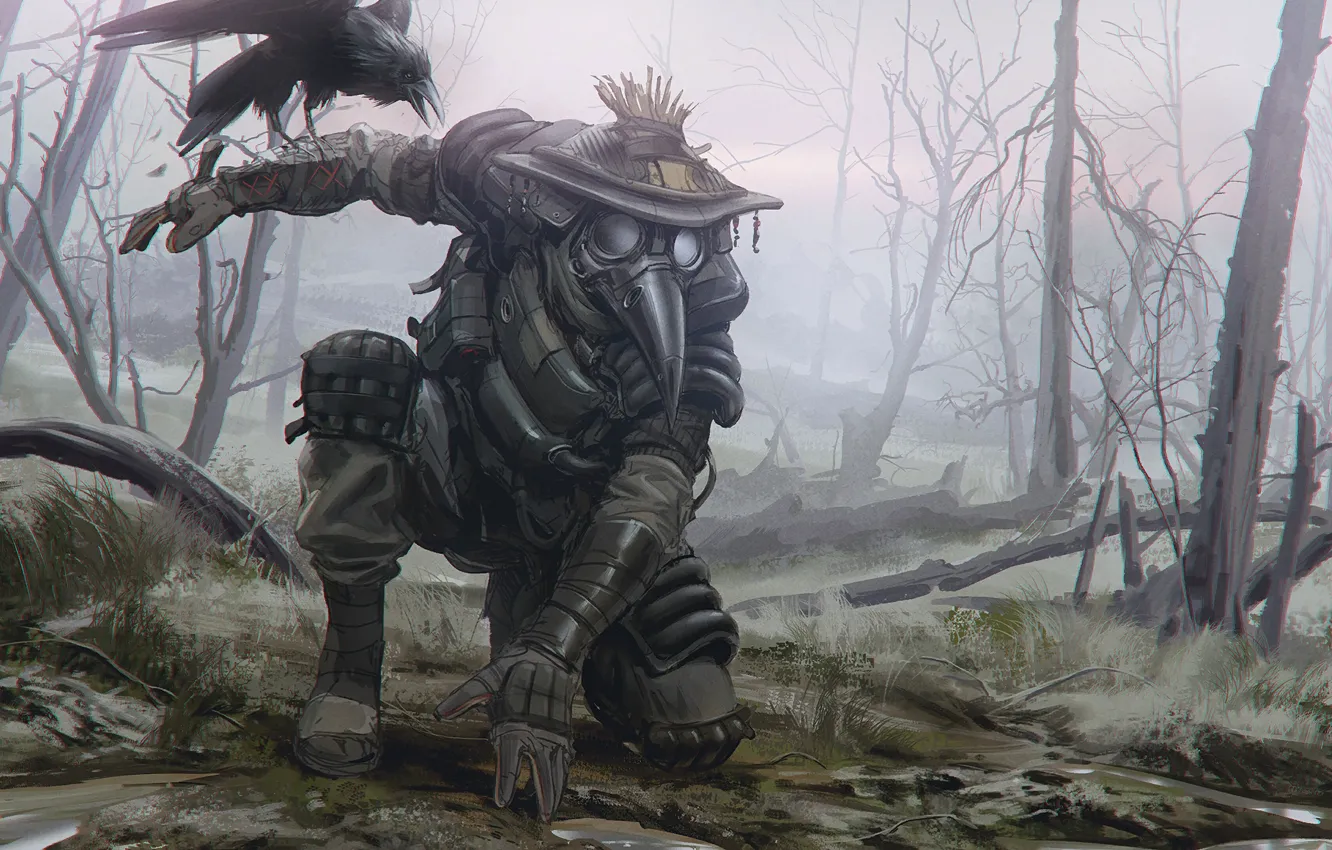 Photo wallpaper Game Art, Bloodhound, Apex Legends, apex art