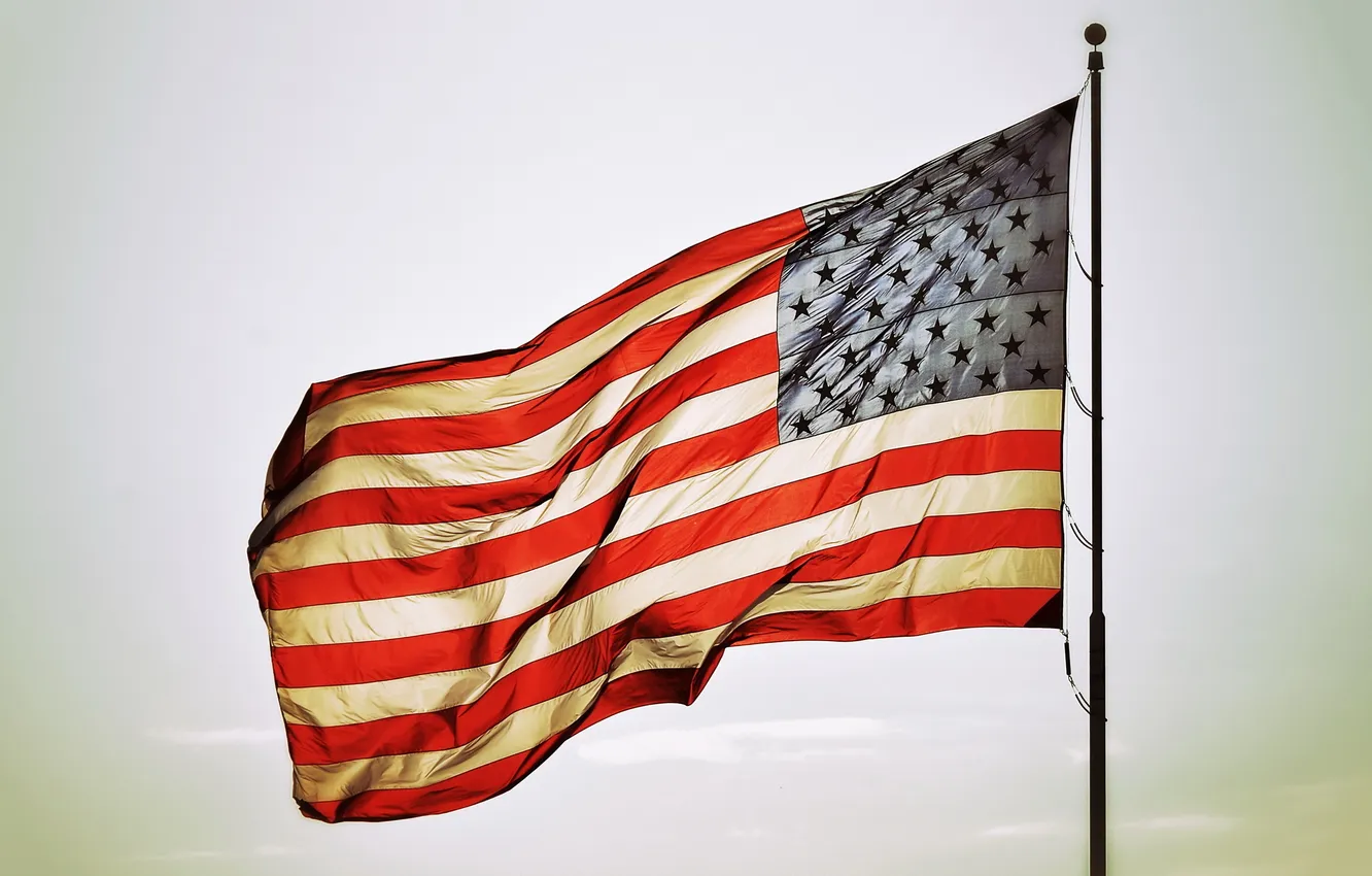 Photo wallpaper star, america, flags