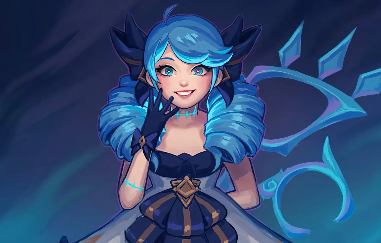 Photo wallpaper game, character, Gwen, character, League of Legends, Illustration, LOL, League Of Legends